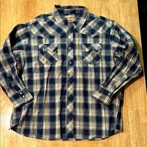 Vintage Wrangler pearl snap